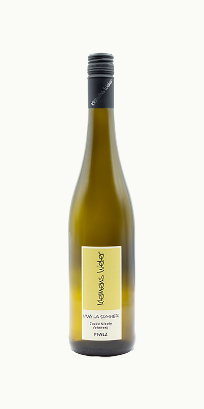 Produktbild von: <br>32 — 2024er viva la summer<br>Qualitätswein feinherb<br>Pfalz 0,75 l<br>Bronzene Kammerpreismünze<br>